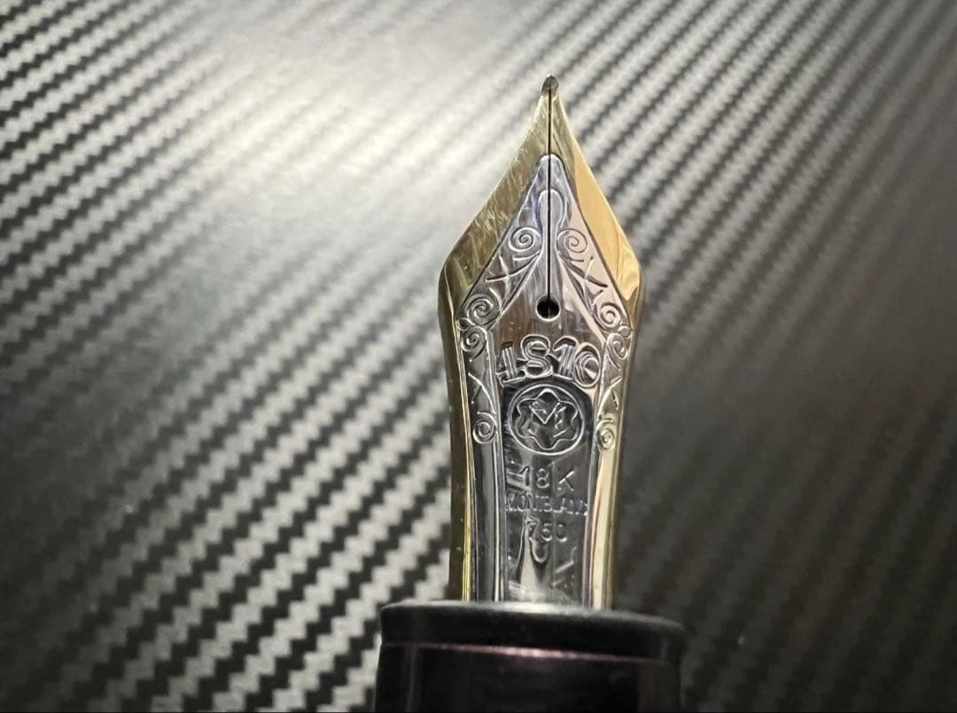 モンブラン マイスターシュテュック 149 万年筆 18K 中白 M エボ芯