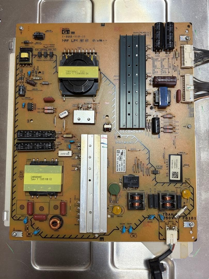 【ジャンク】ソニー BRAVIA KDL-55W900A 基盤 赤ランプ4回点滅