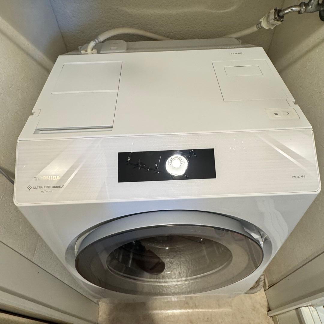 東芝 ザブーン　TW-127XP2L 12kg乾燥7kg 左開き 21年製　白