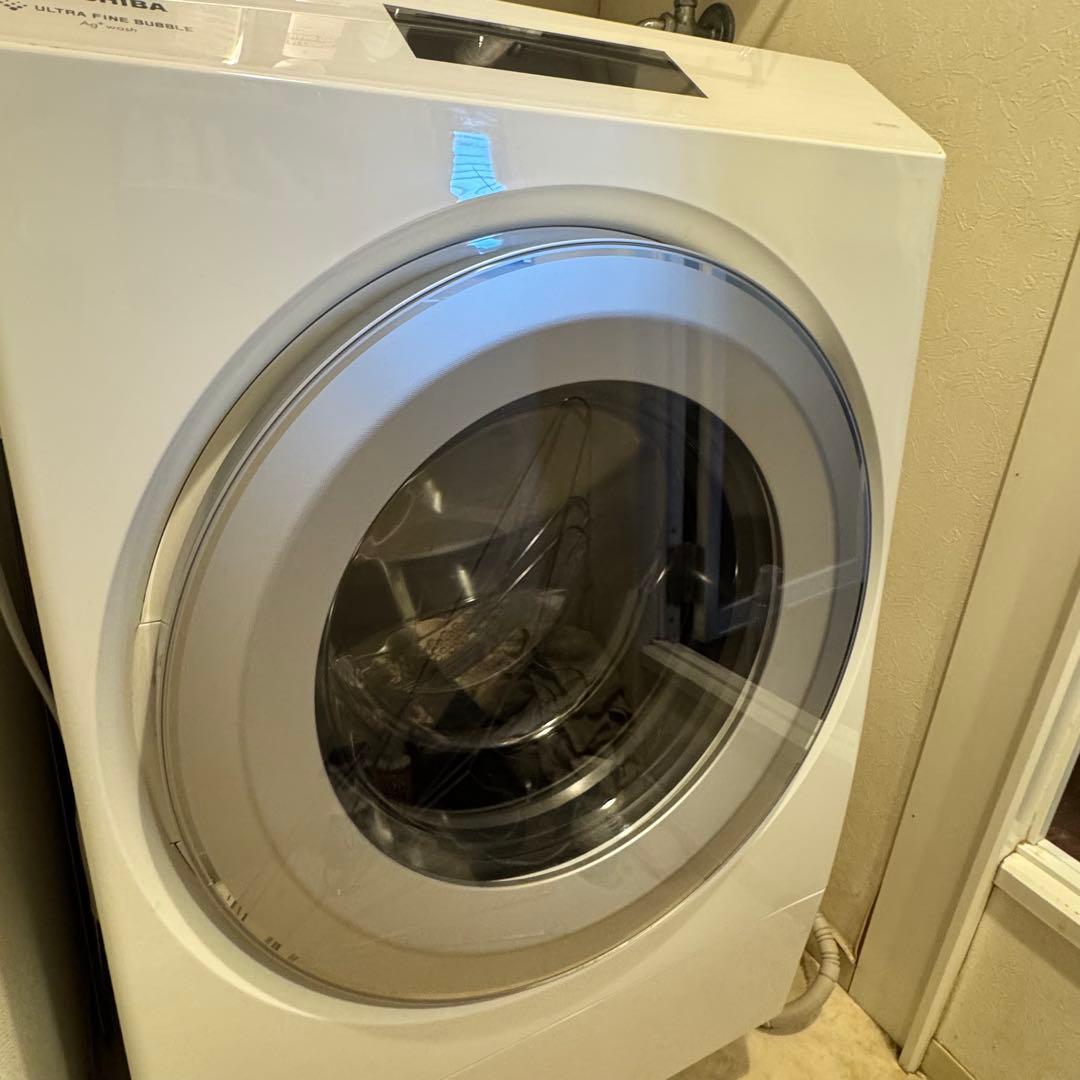 東芝 ザブーン　TW-127XP2L 12kg乾燥7kg 左開き 21年製　白