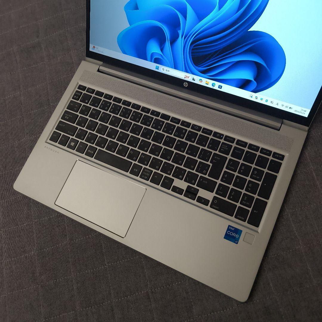2022年 日本製 HP 15.6型 爆速11世代 i7 16GB 512GB