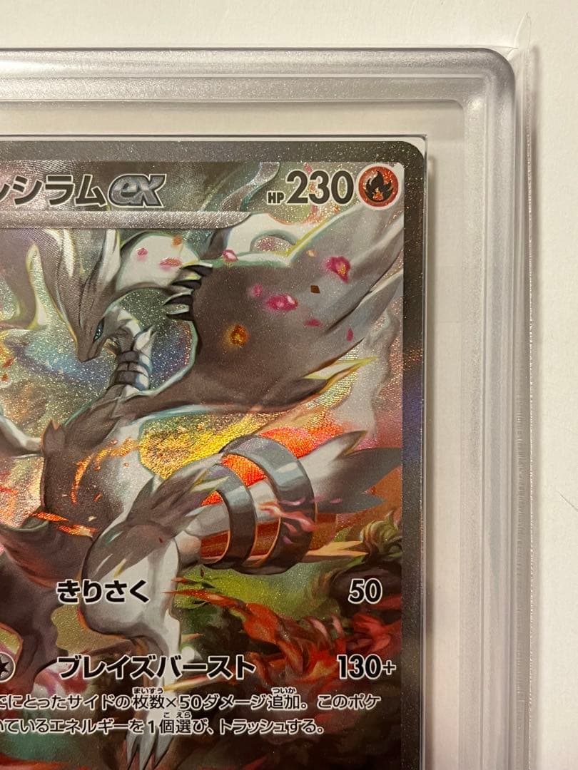 ポケモンカード レシラムex SAR ホワイトフレア　ARS 真偽判定
