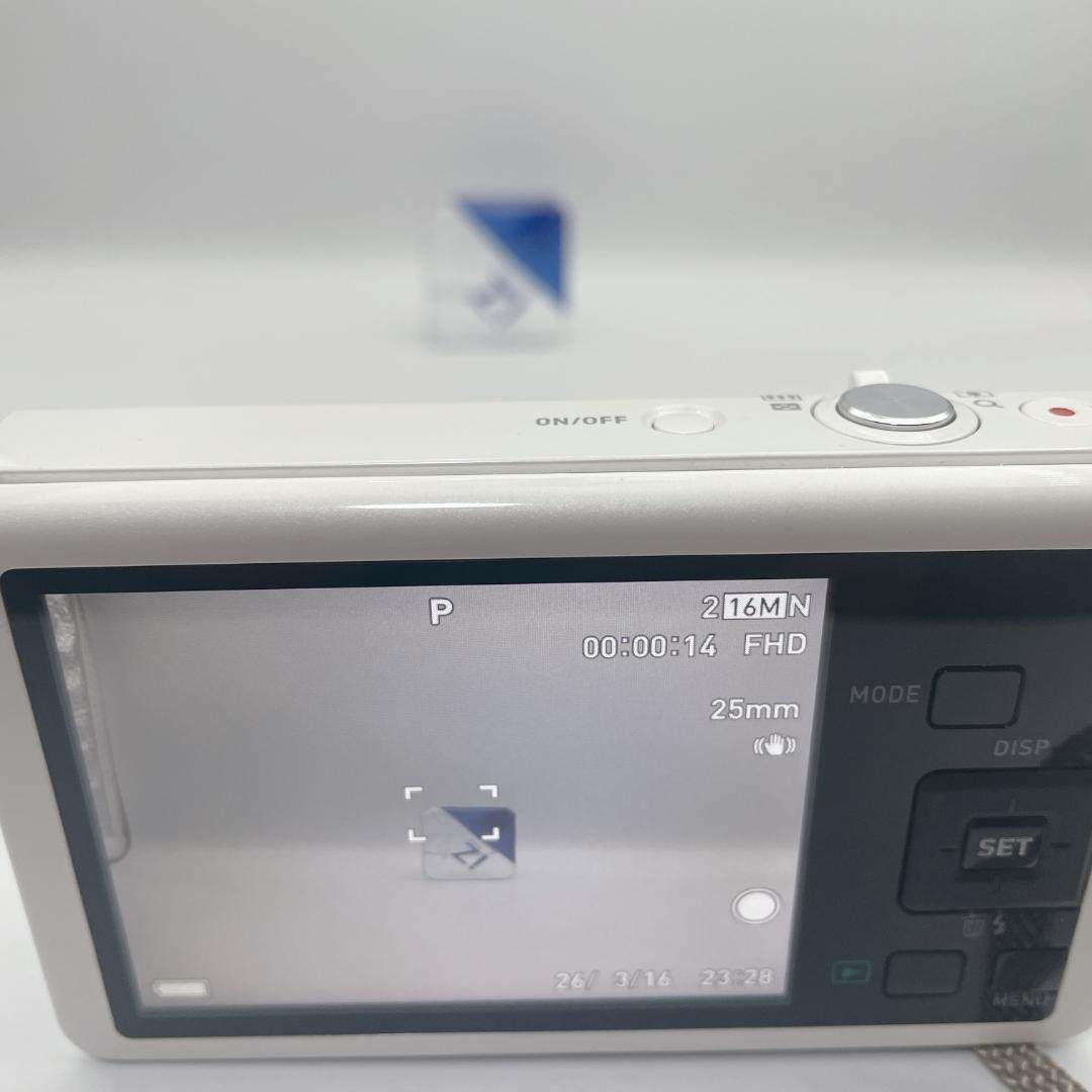 【極美品】CASIO EXILIM デジタルカメラ EX-ZR70 ホワイト