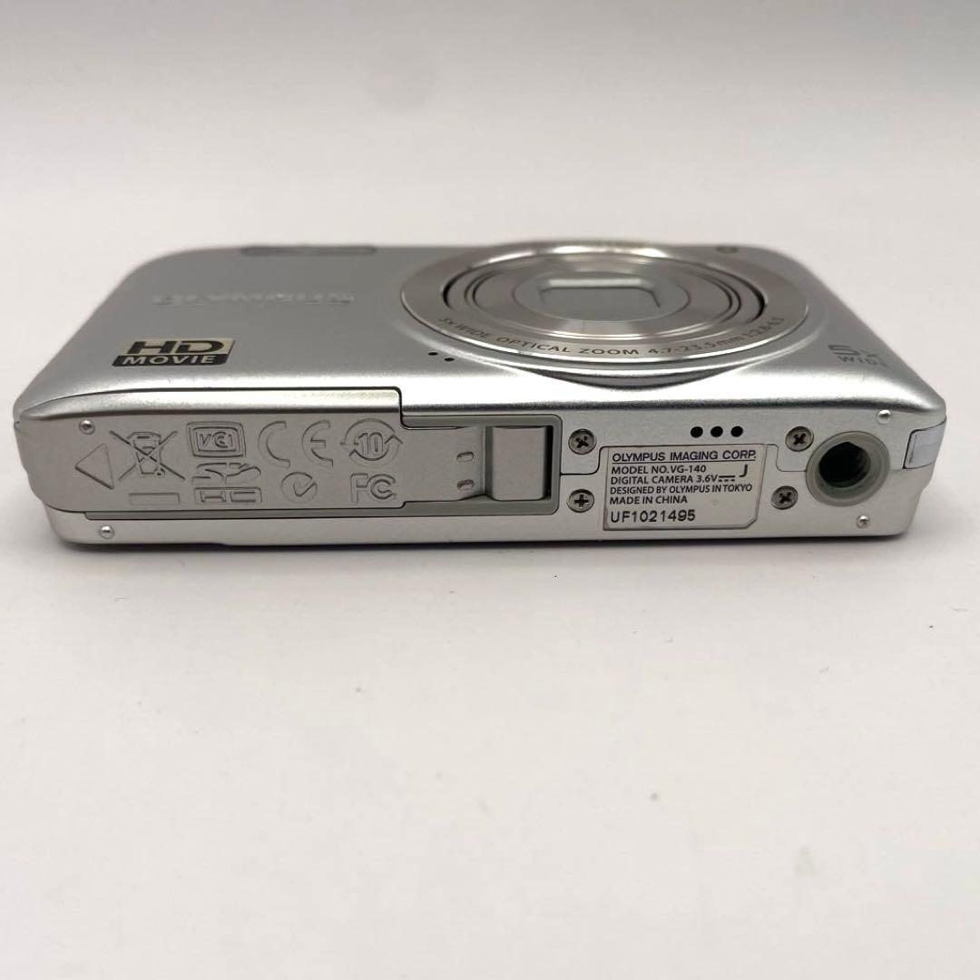 【美品】OLYMPUS オリンパス VG-140 シルバー デジタルカメラ