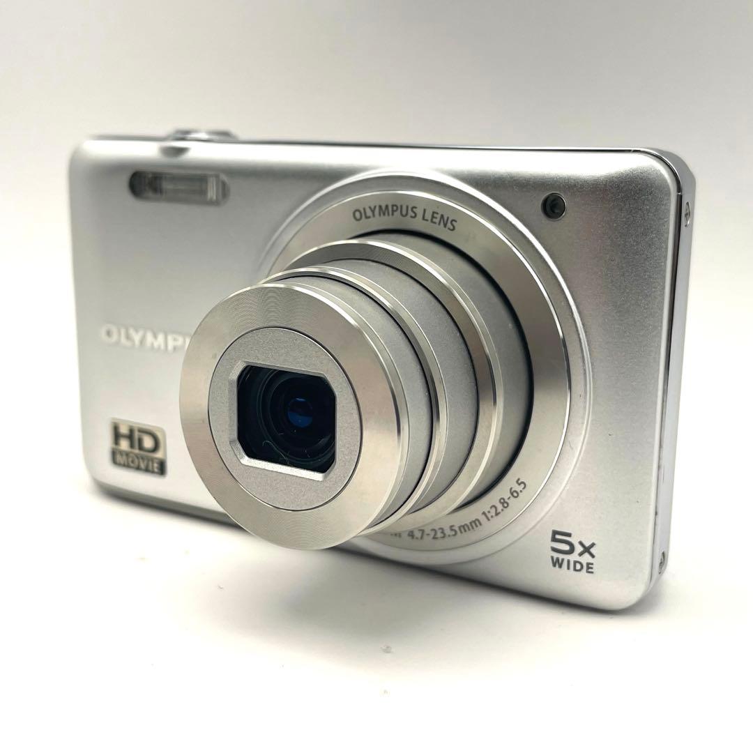 【美品】OLYMPUS オリンパス VG-140 シルバー デジタルカメラ