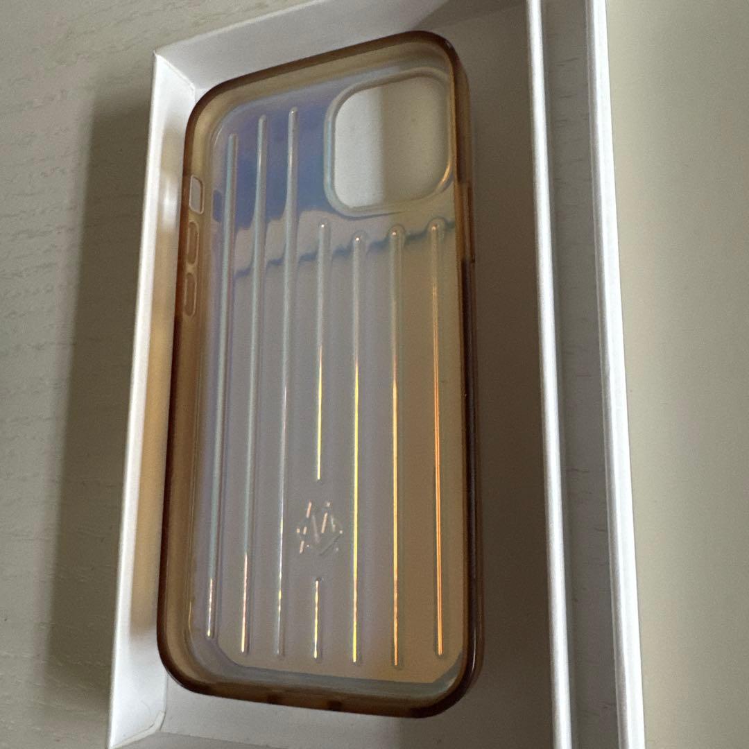 【箱付き】RIMOWA iPhone12/12Proケース イリディセント