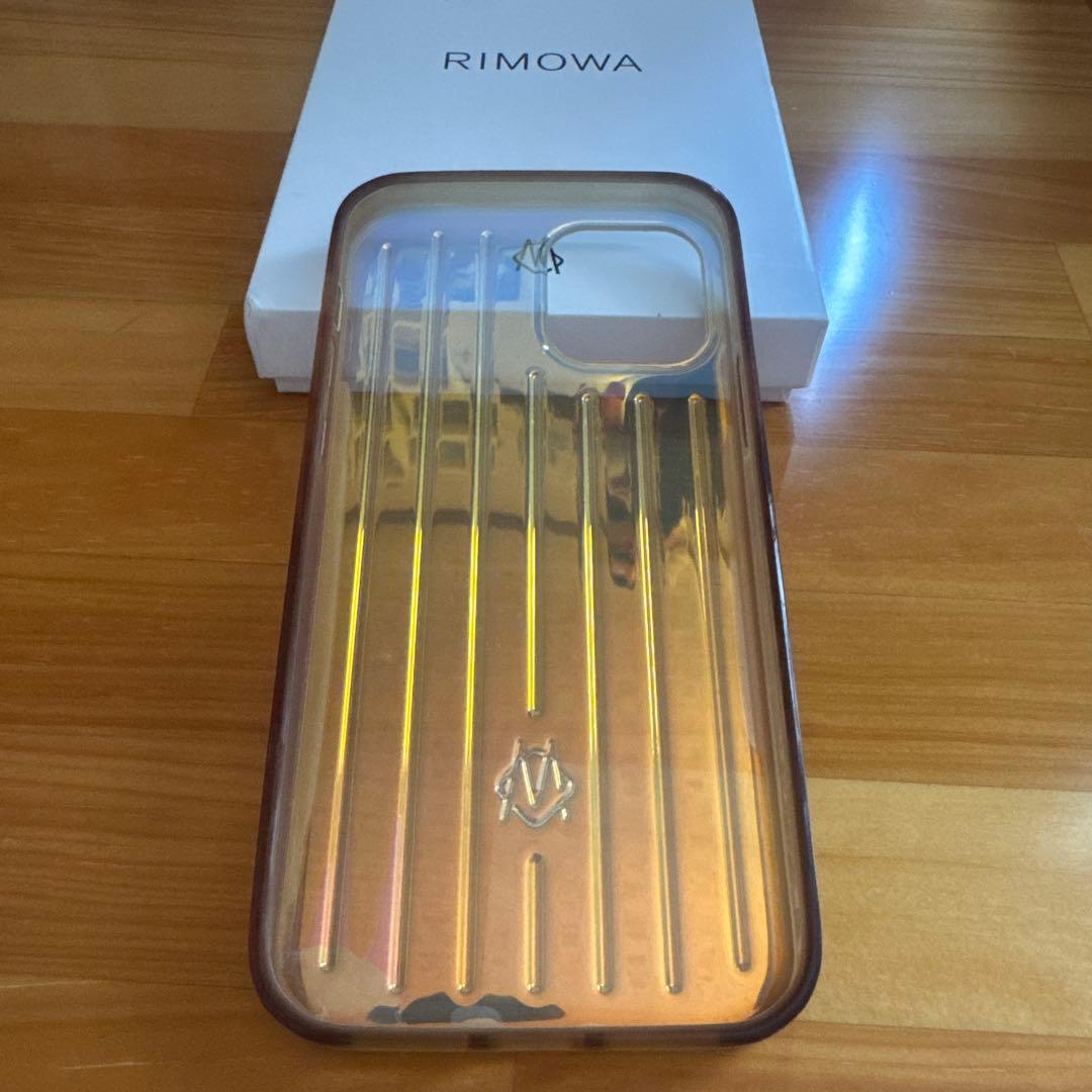 【箱付き】RIMOWA iPhone12/12Proケース イリディセント