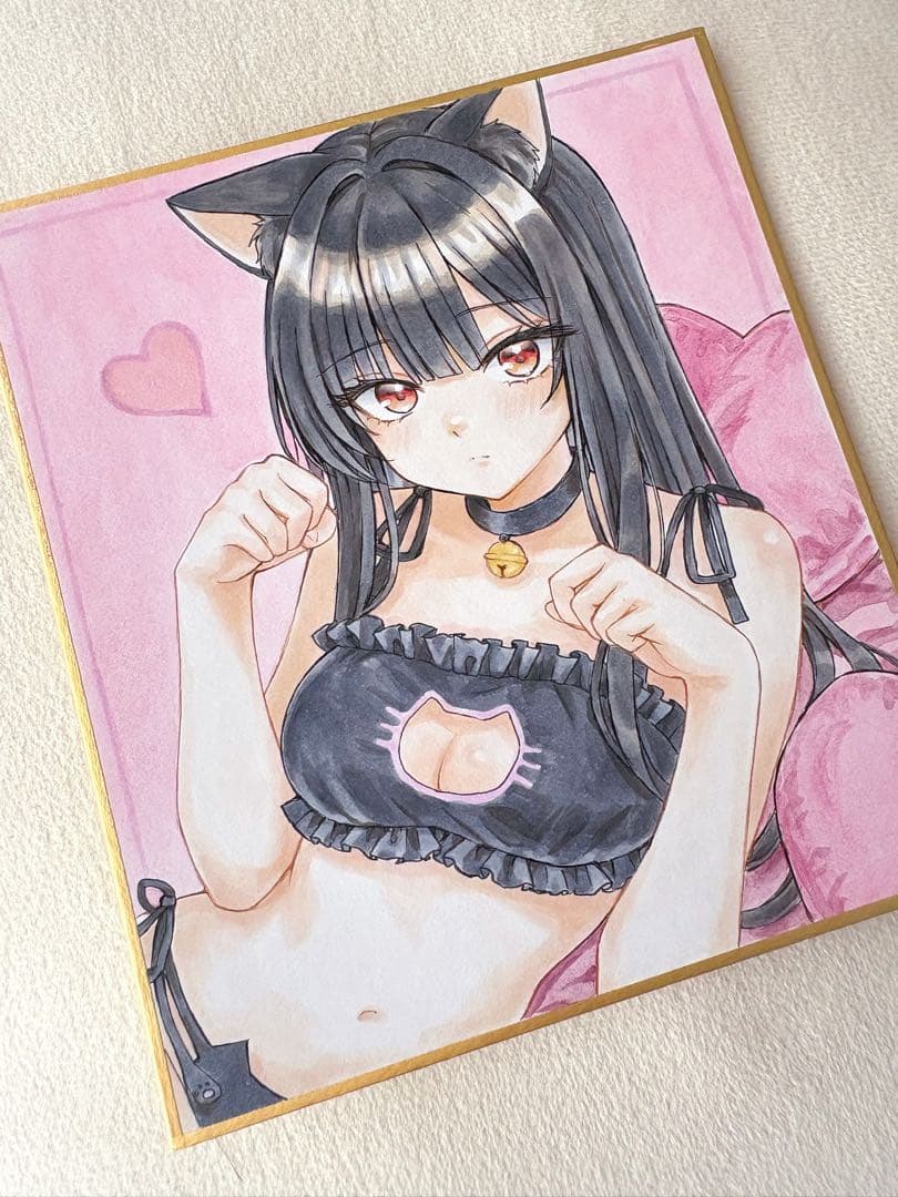 ミ*ト様 手描きイラスト　アナログイラスト　オリジナルイラスト