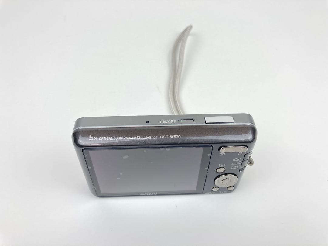 【極美品】SONY Cyber-Shot W570 シルバー コンデジ