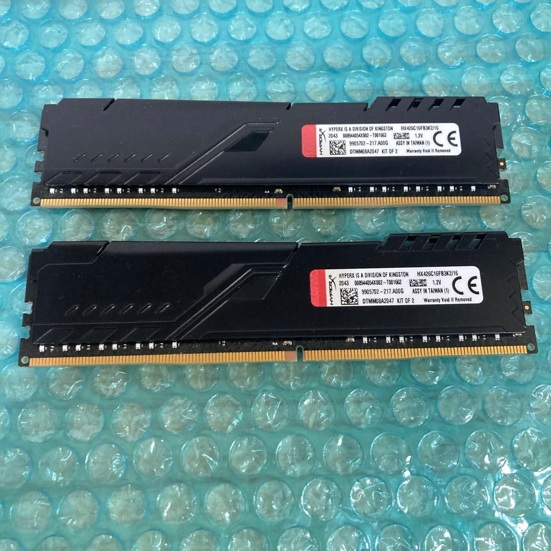 HyperX FURY DDR4 16GB (8GBx 2枚)セット