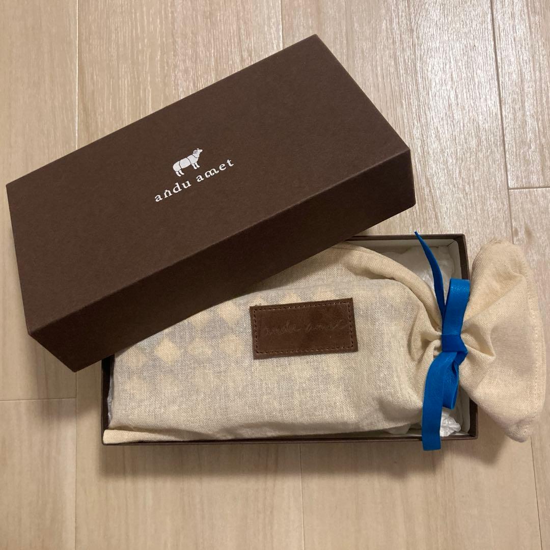 andu amet 編み込みレザー筆箱