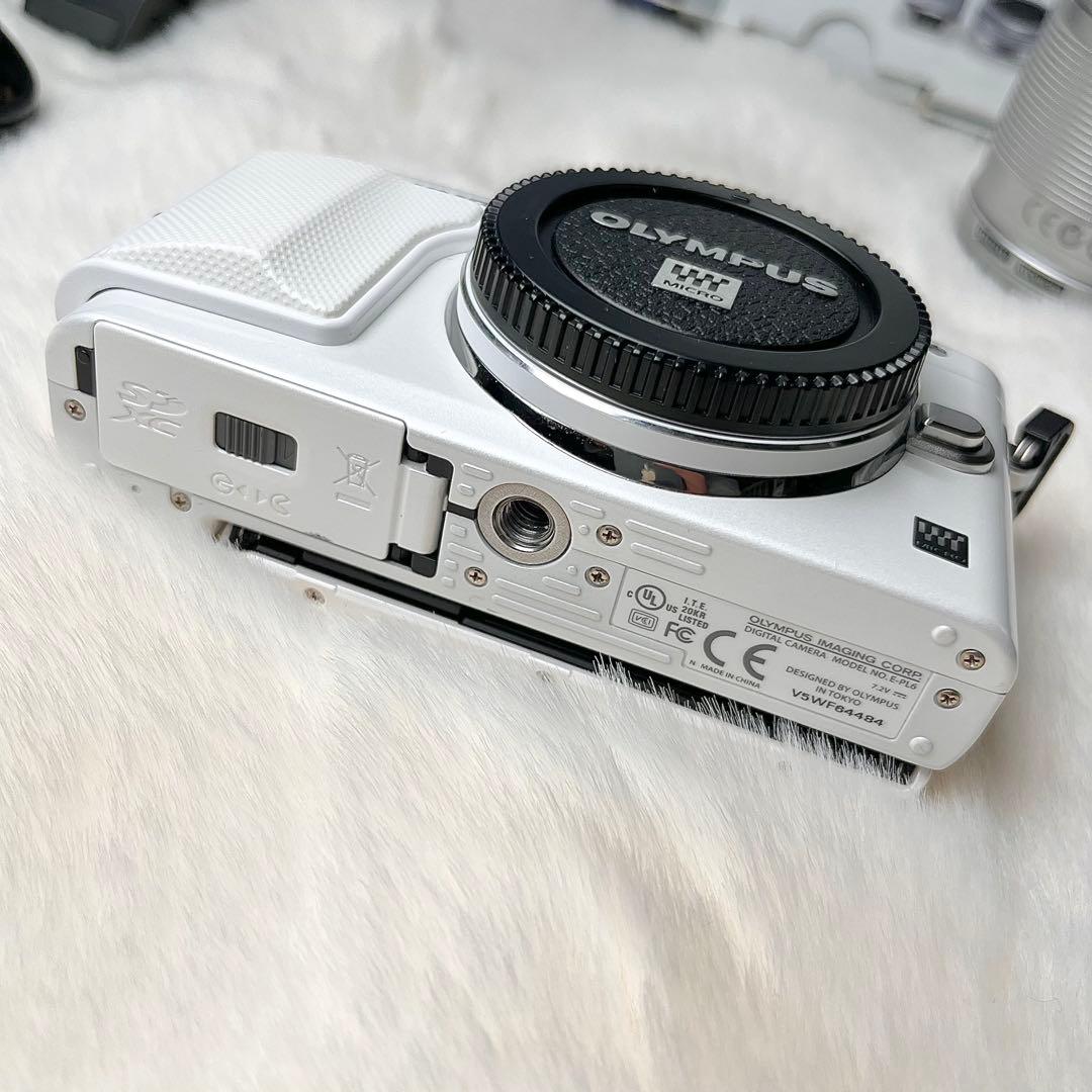 【美品】 OLYMPUS PEN Lite E-PL6 ダブルレンズキット