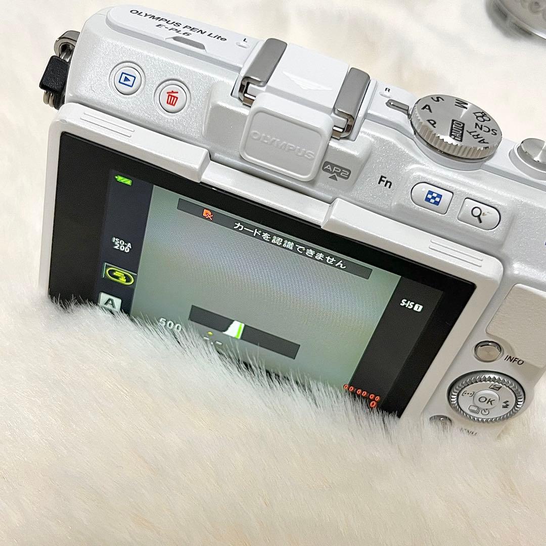 【美品】 OLYMPUS PEN Lite E-PL6 ダブルレンズキット