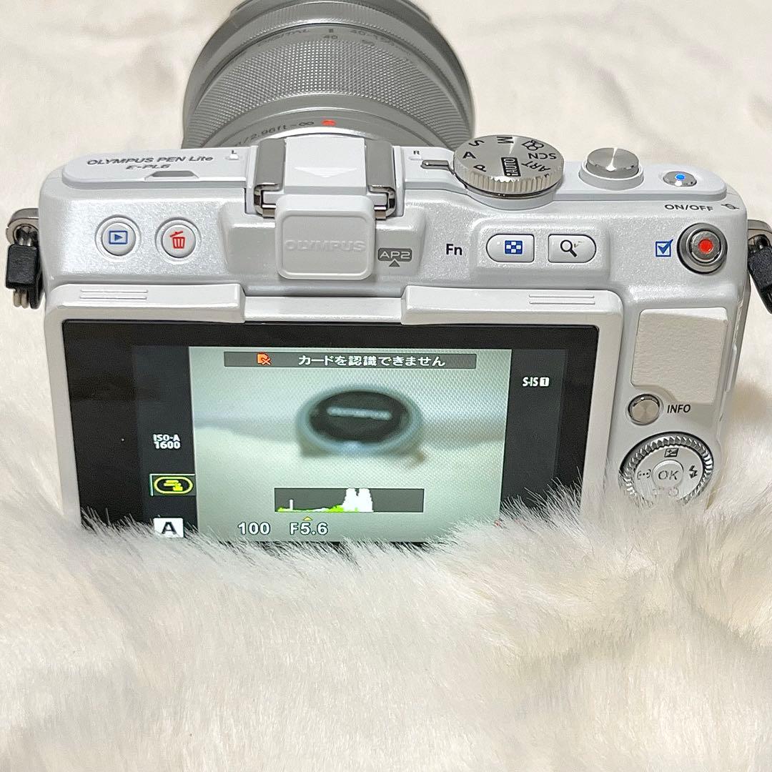 【美品】 OLYMPUS PEN Lite E-PL6 ダブルレンズキット