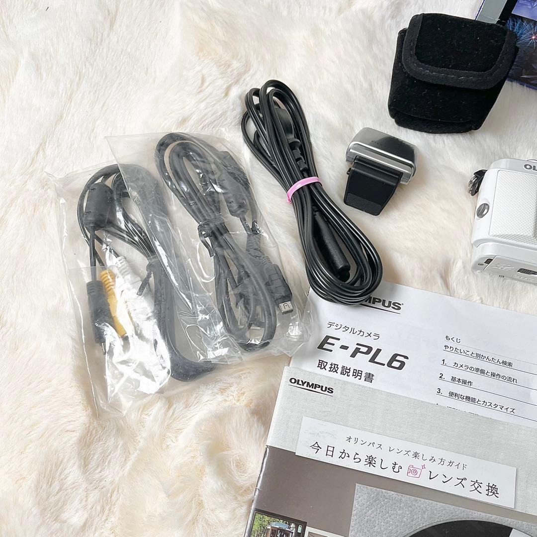 【美品】 OLYMPUS PEN Lite E-PL6 ダブルレンズキット