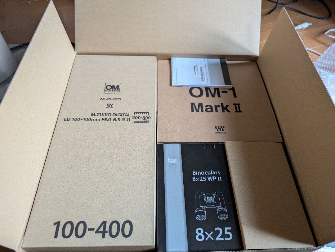 未使用品 OM−1 markII 100-400mmレンズキット