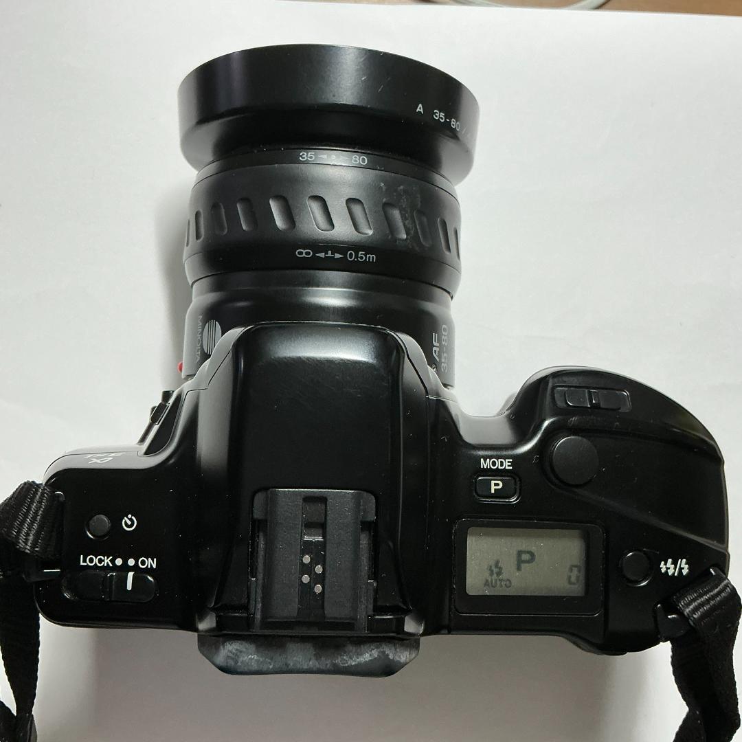 フィルムカメラ一眼レフ ミノルタMINOLTA α3xi ズームレンズ2本つき