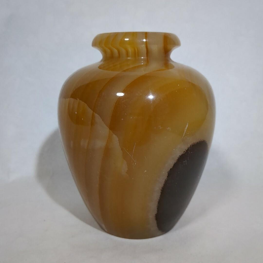 天然大理石 花瓶 フラワーベース パワーストーン USED美品