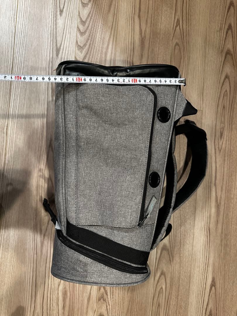 ペットキャリー バックパック型 グレー