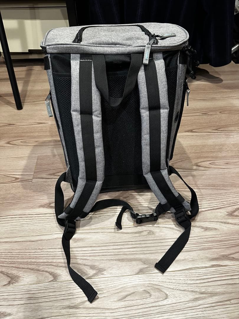 ペットキャリー バックパック型 グレー