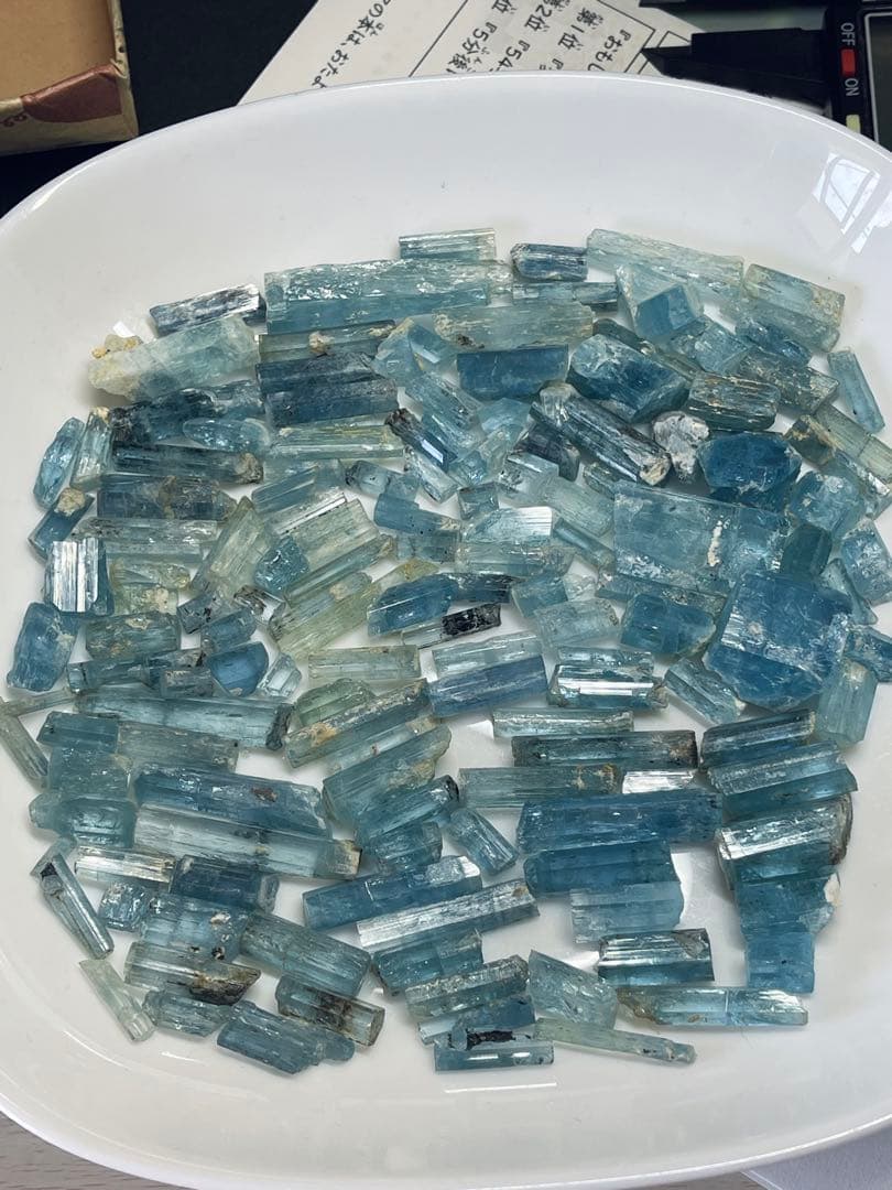 天然アクアマリン原石コレクションロット約1155.95ct