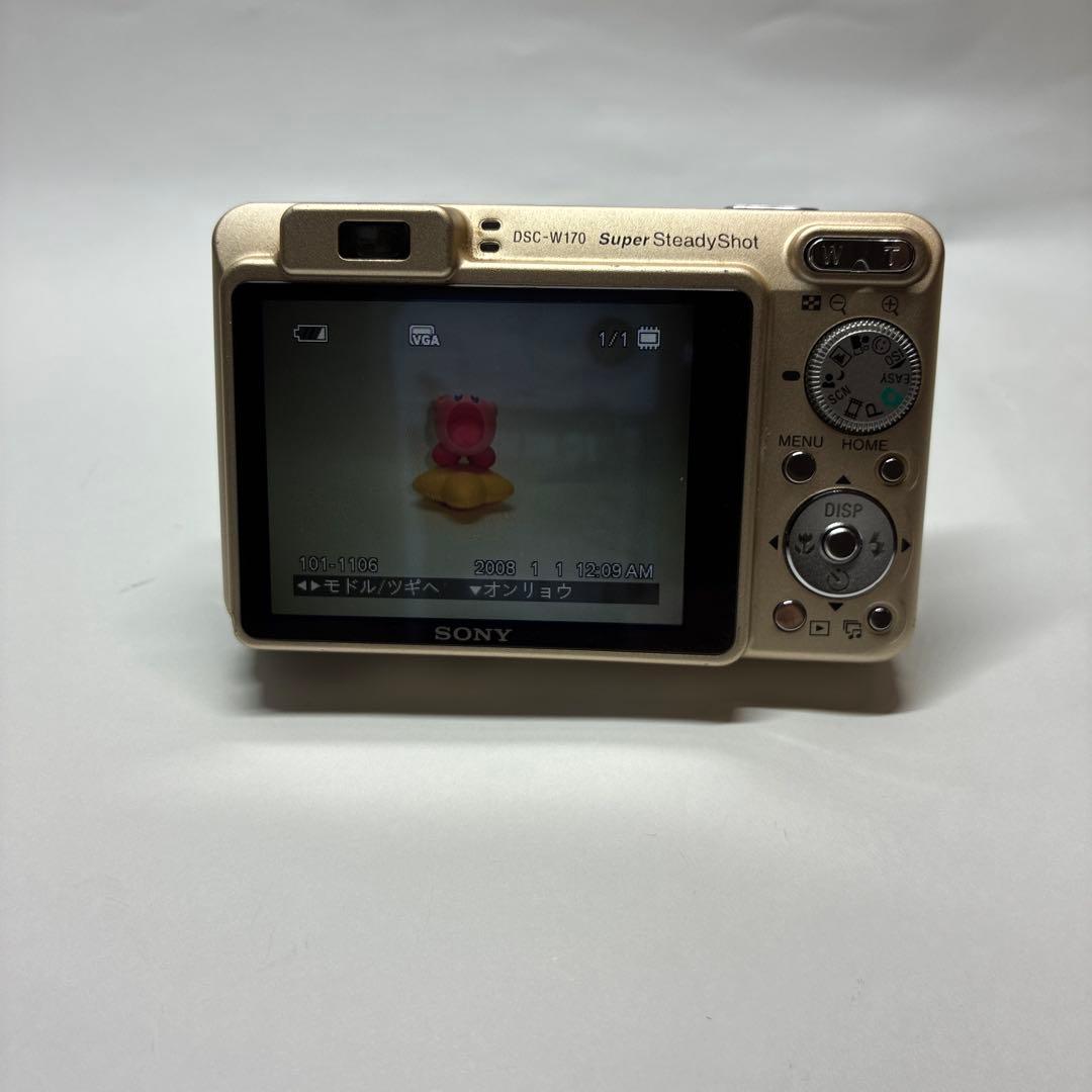 SONY Cyber-shot DSC-W170 通電動作確認済み