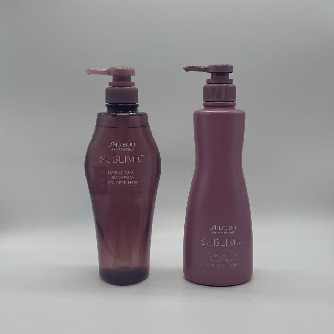 資生堂　サブリミック　ルミノフォース　シャンプー＆トリートメント500mlセット