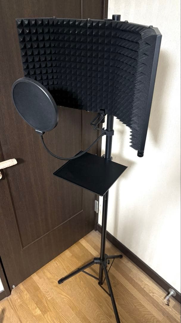 Aokeo マイク吸音材 リフレクションフィルター マイクスタンド ポップガード