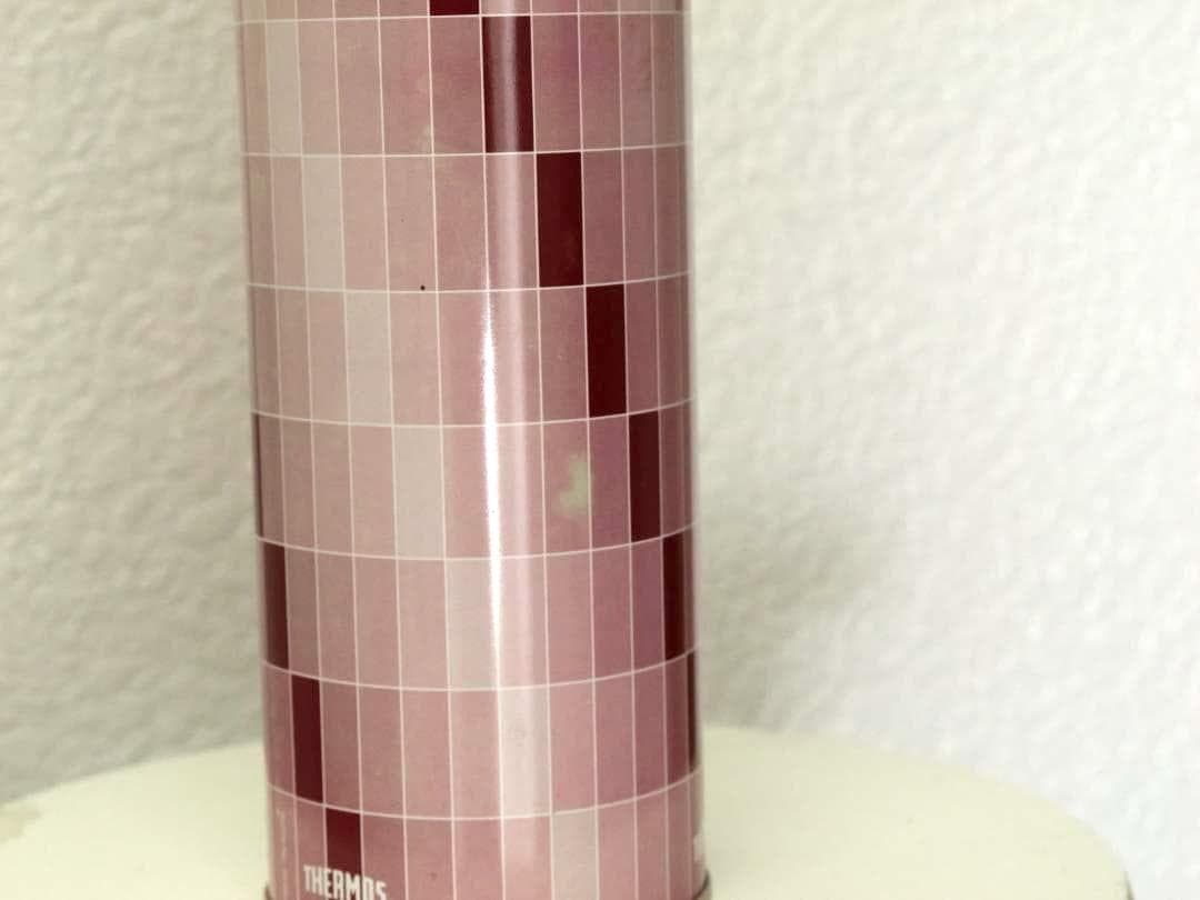 ポストモダン　オブジェ　幾何学模様　THERMOS ヴィンテージ 水筒