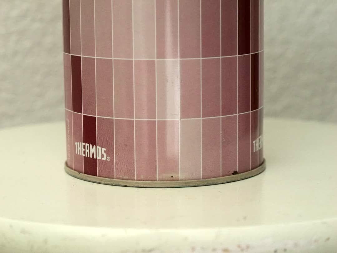 ポストモダン　オブジェ　幾何学模様　THERMOS ヴィンテージ 水筒