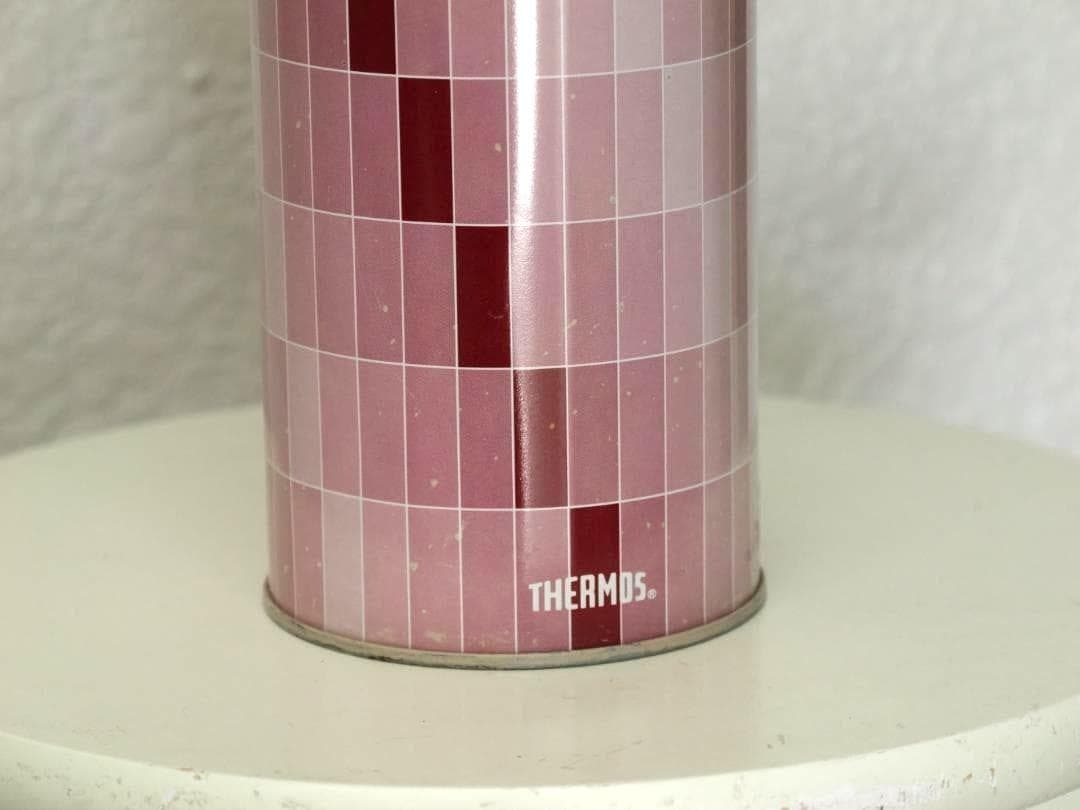 ポストモダン　オブジェ　幾何学模様　THERMOS ヴィンテージ 水筒