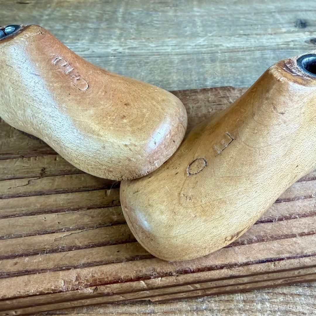 SHOE MOLD★シューモールド木製靴型9.5cmアンティークUSAビンテージ