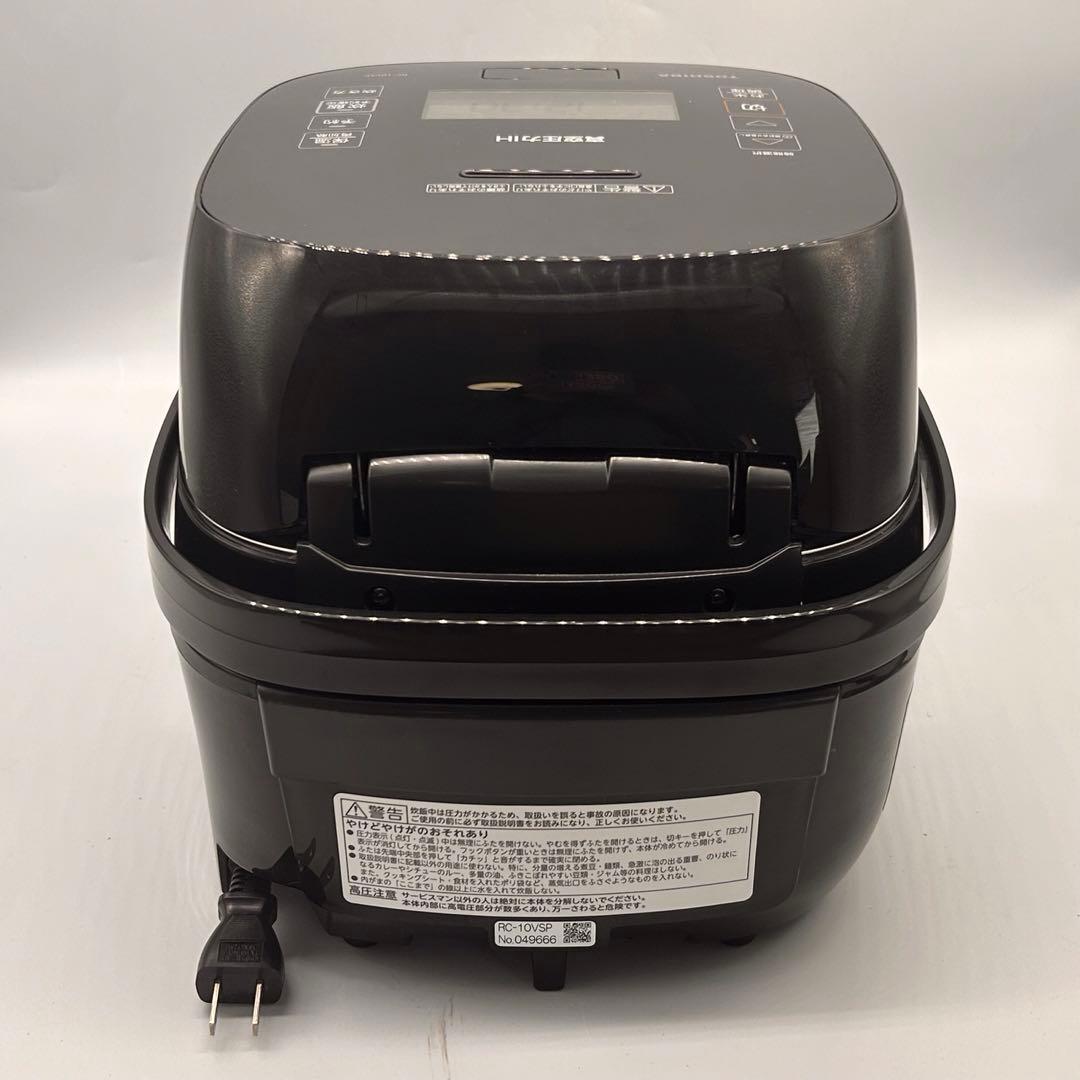 TOSHIBA RC-10VSP 真空圧力 IHジャー炊飯器　 -437-