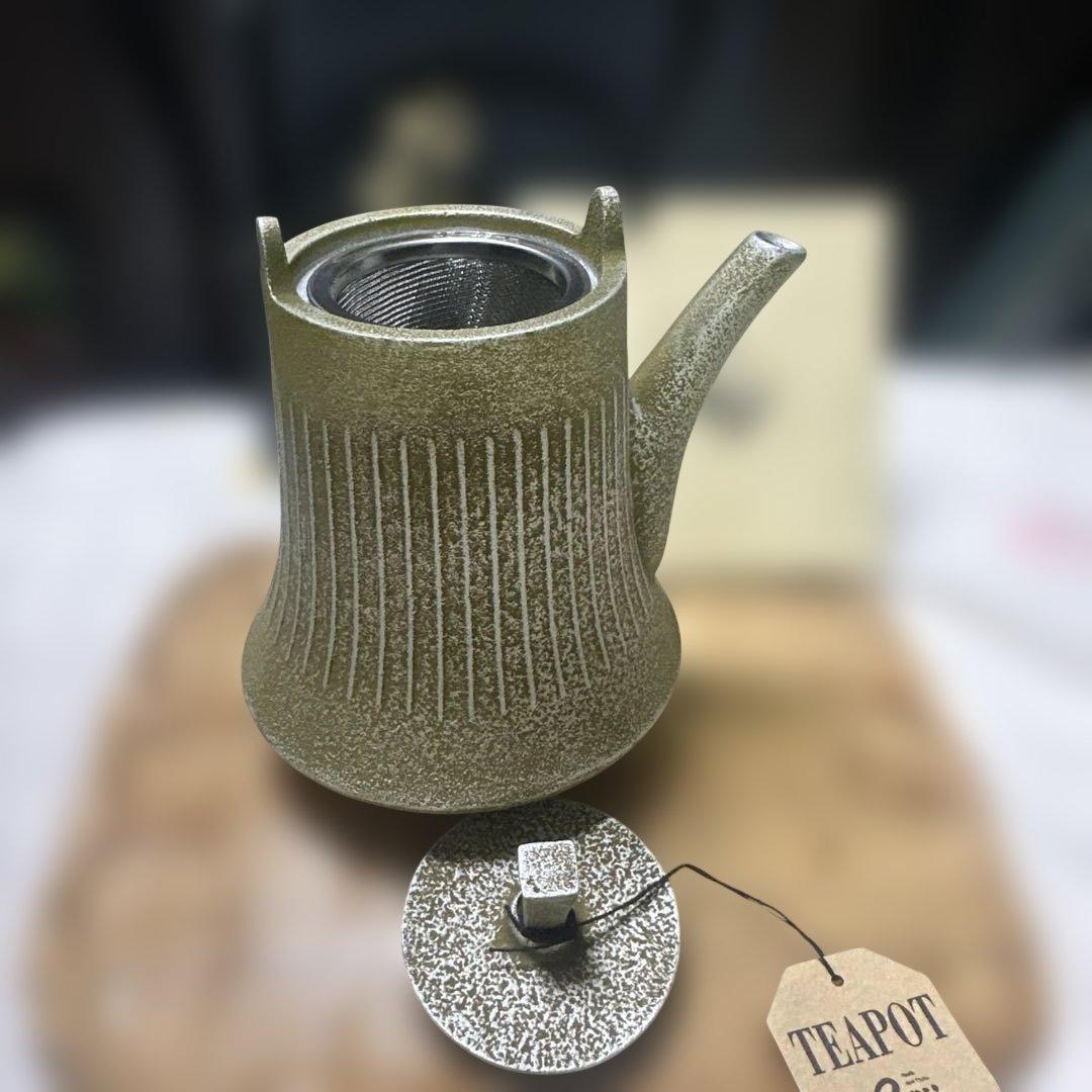 鋳鉄急須　南部工房ティーケトル teapot 400cc 未使用内側ホーロー仕上