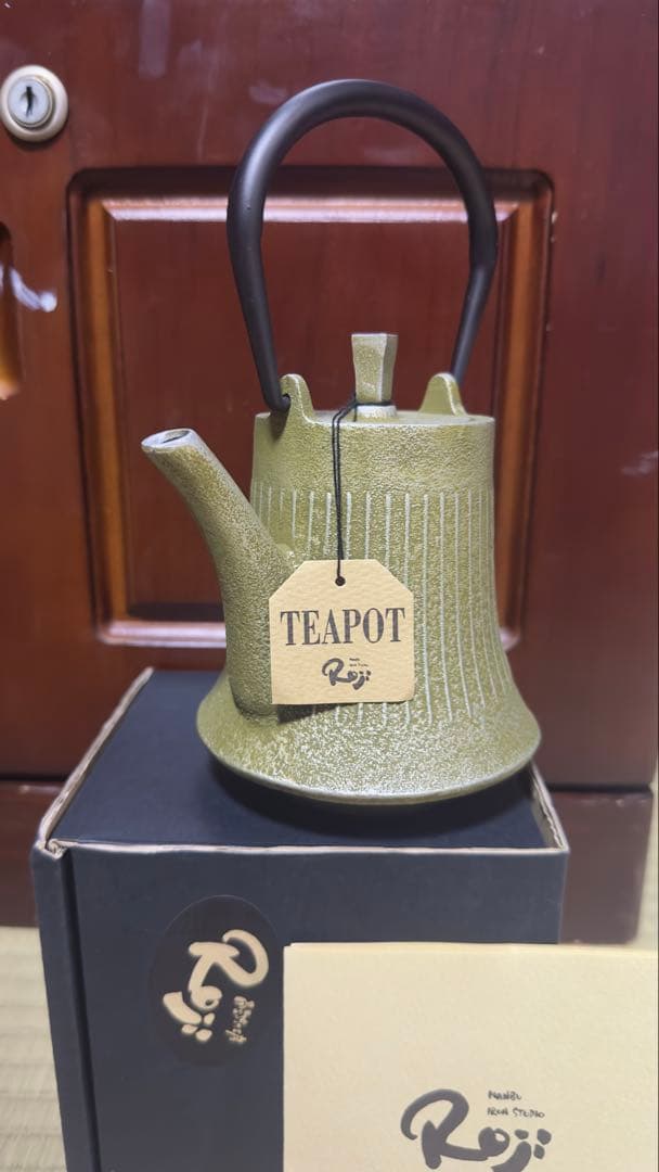 鋳鉄急須　南部工房ティーケトル teapot 400cc 未使用内側ホーロー仕上
