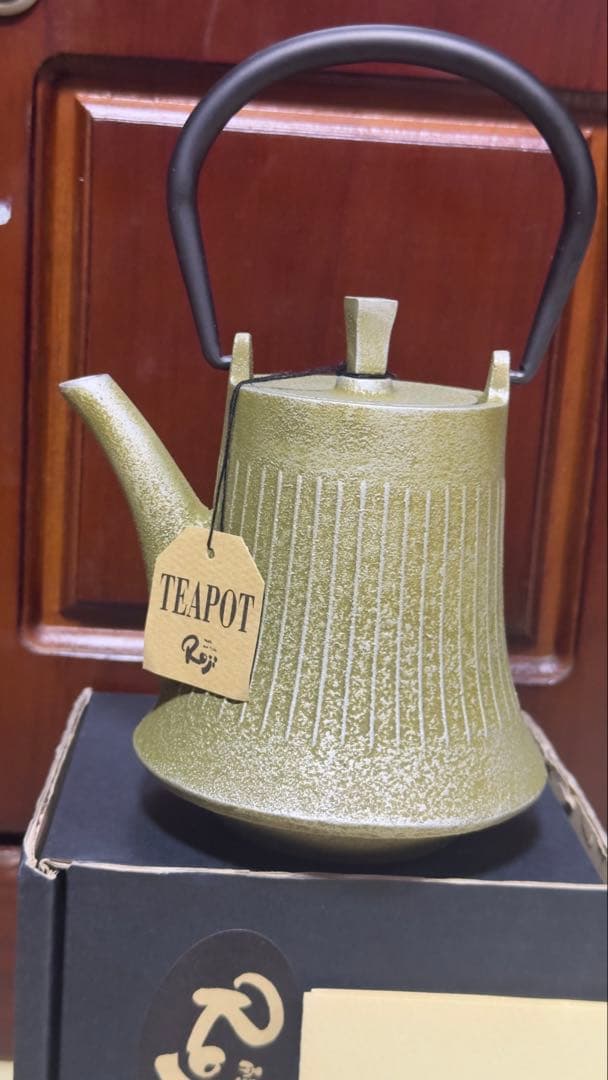 鋳鉄急須　南部工房ティーケトル teapot 400cc 未使用内側ホーロー仕上