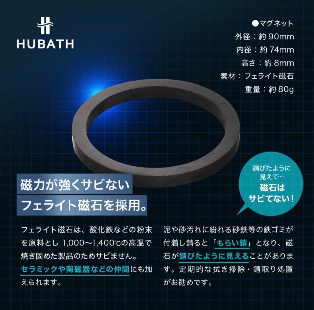 HUBATH 排水口カバー マグネット構造