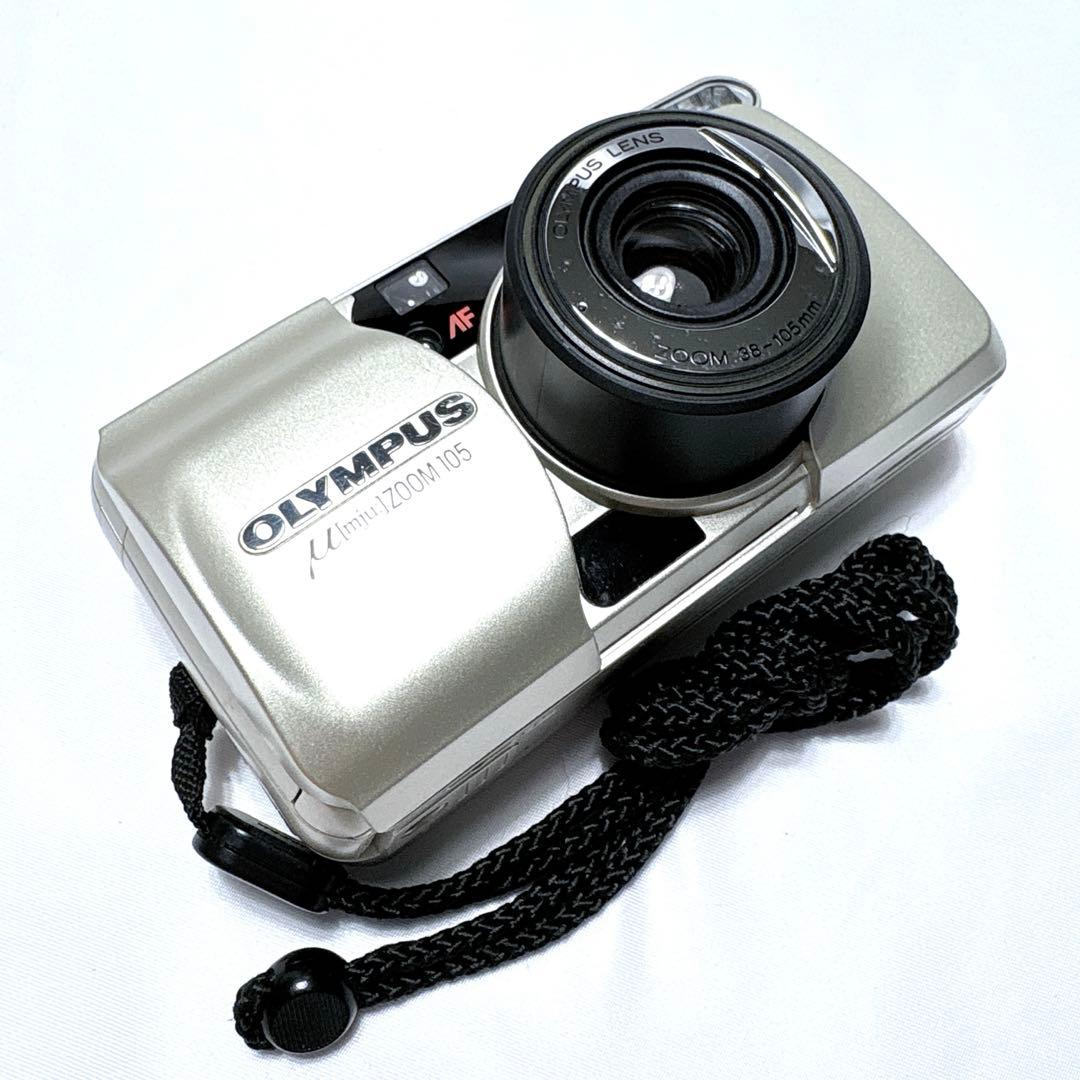 【動作確認済】OLYMPUS μ [mju:] ZOOM 105 フィルムカメラ