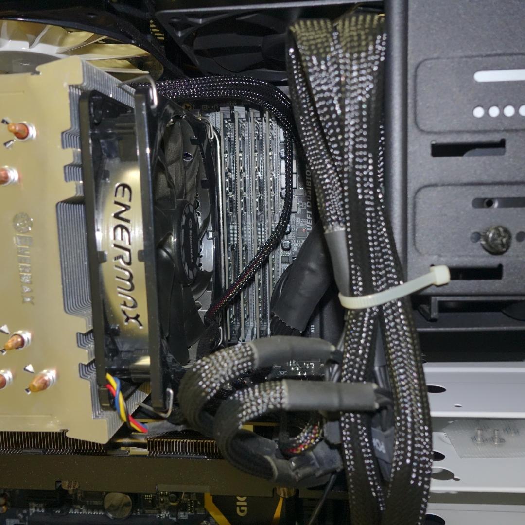 【部品取り】電源 RM1000X、Core-i7、DDR4メモリ、冷却ファンなど