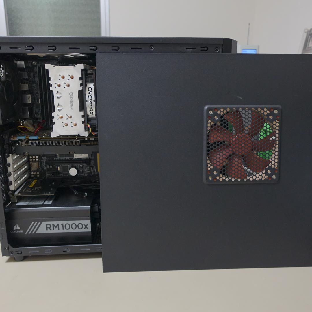 【部品取り】電源 RM1000X、Core-i7、DDR4メモリ、冷却ファンなど