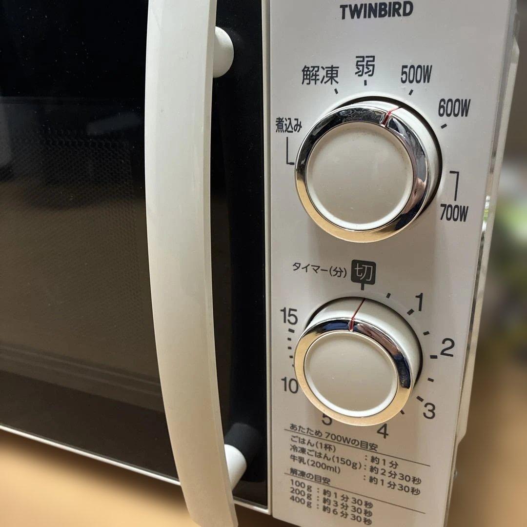 TWINBIRD 電子レンジ2019年製
