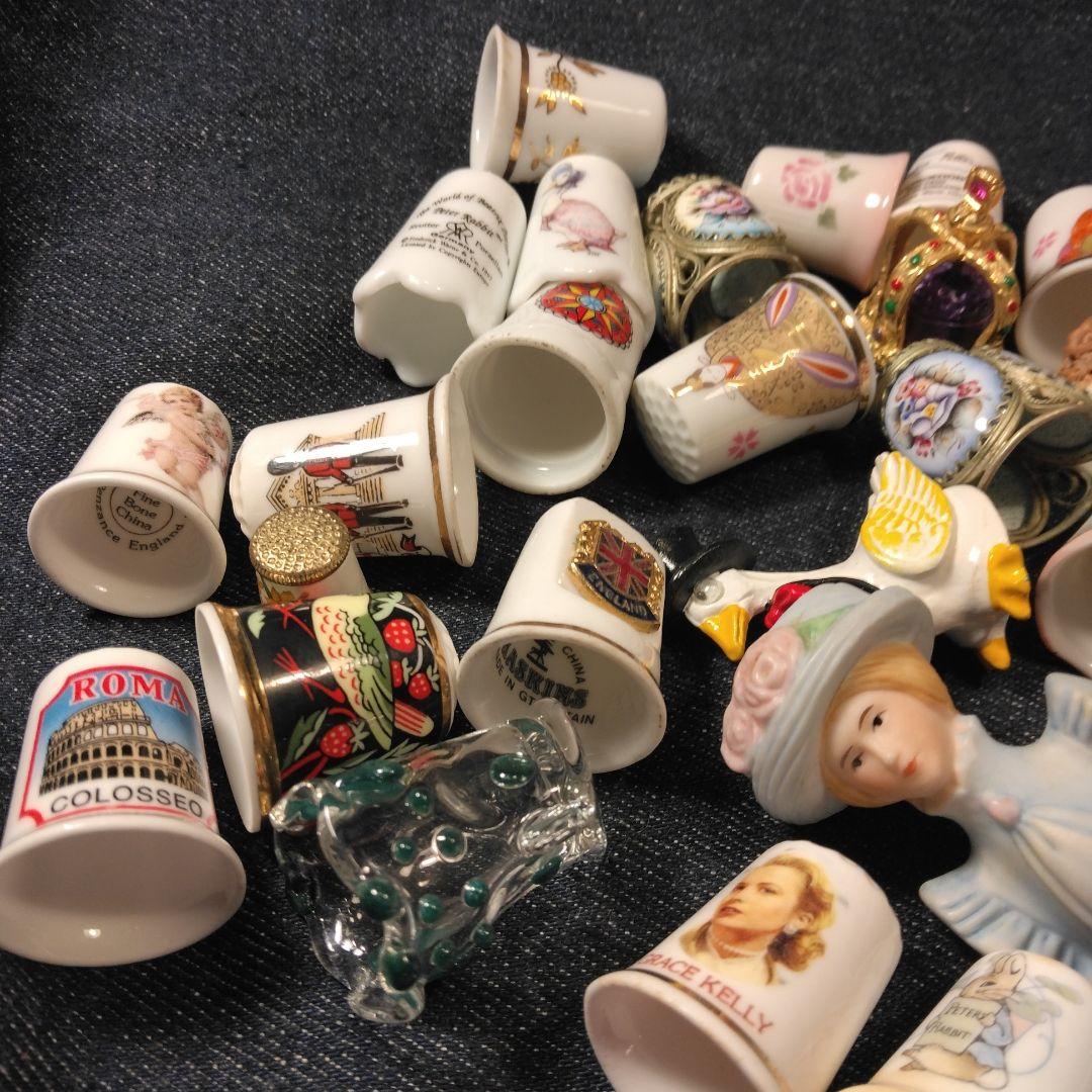 指貫　シンブル　裁縫　置物　まとめ　ビンテージ　中古品