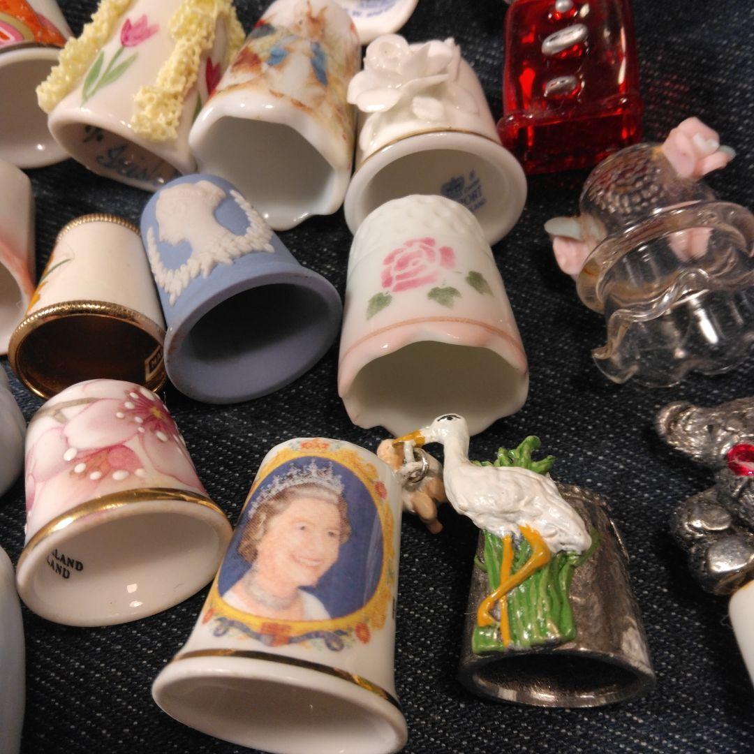 指貫　シンブル　裁縫　置物　まとめ　ビンテージ　中古品
