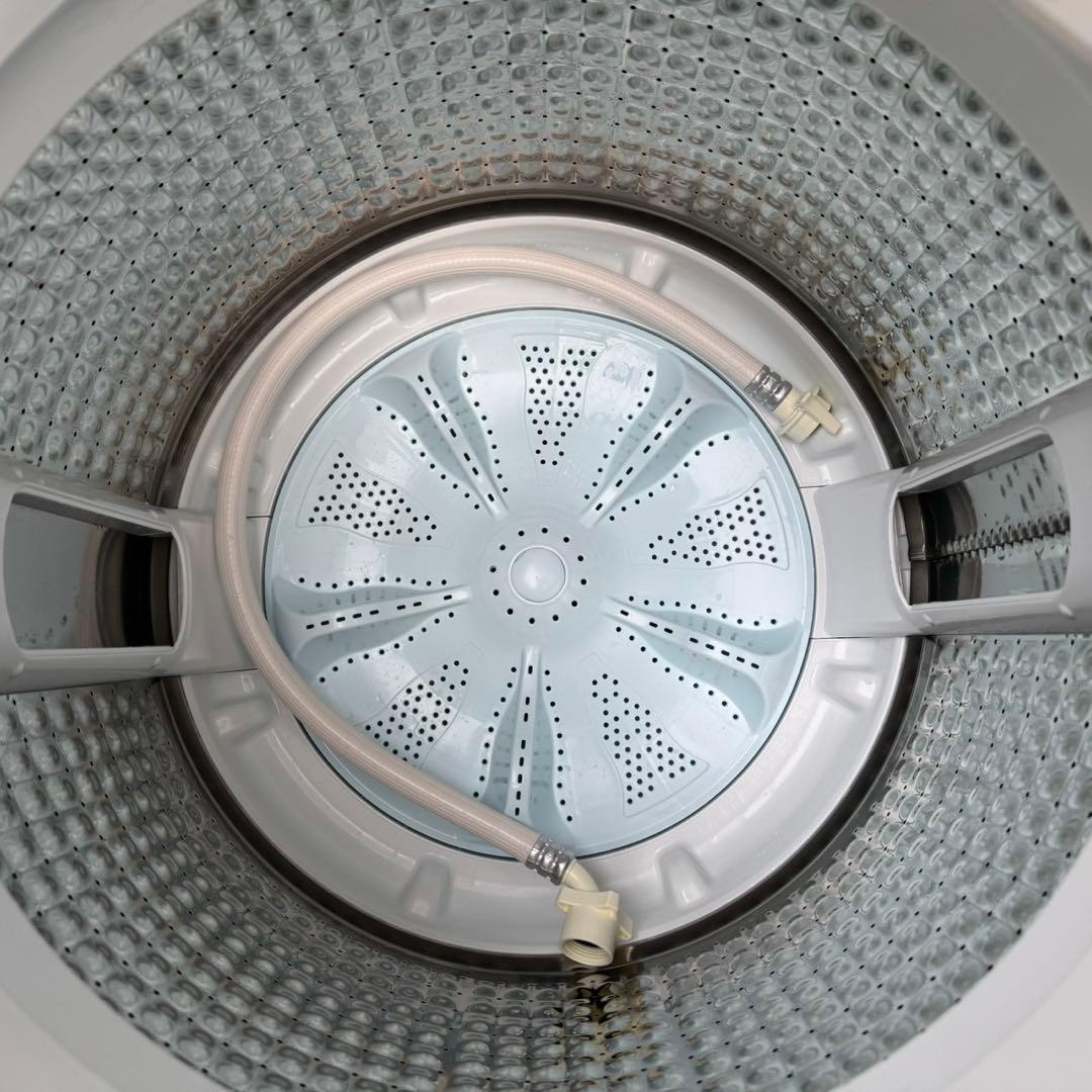 389⭐️2023年製美品★アクア　洗濯機　8KG 大型　インバーター　ガラス扉