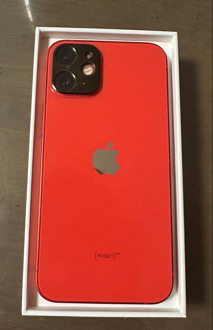 iPhone 12 mini 128GB RED SIMフリー 付属品あり