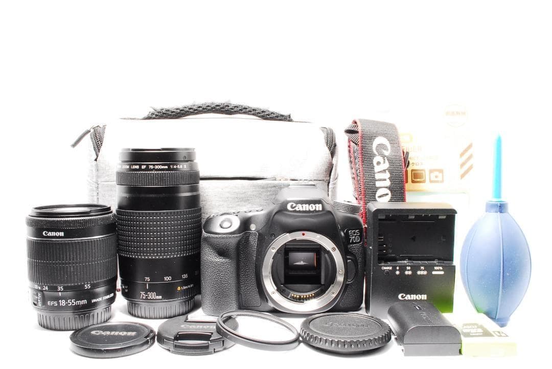 ニシ✨Wi-Fi搭載✨Canon EOS 70D✨ダブルレンズセット