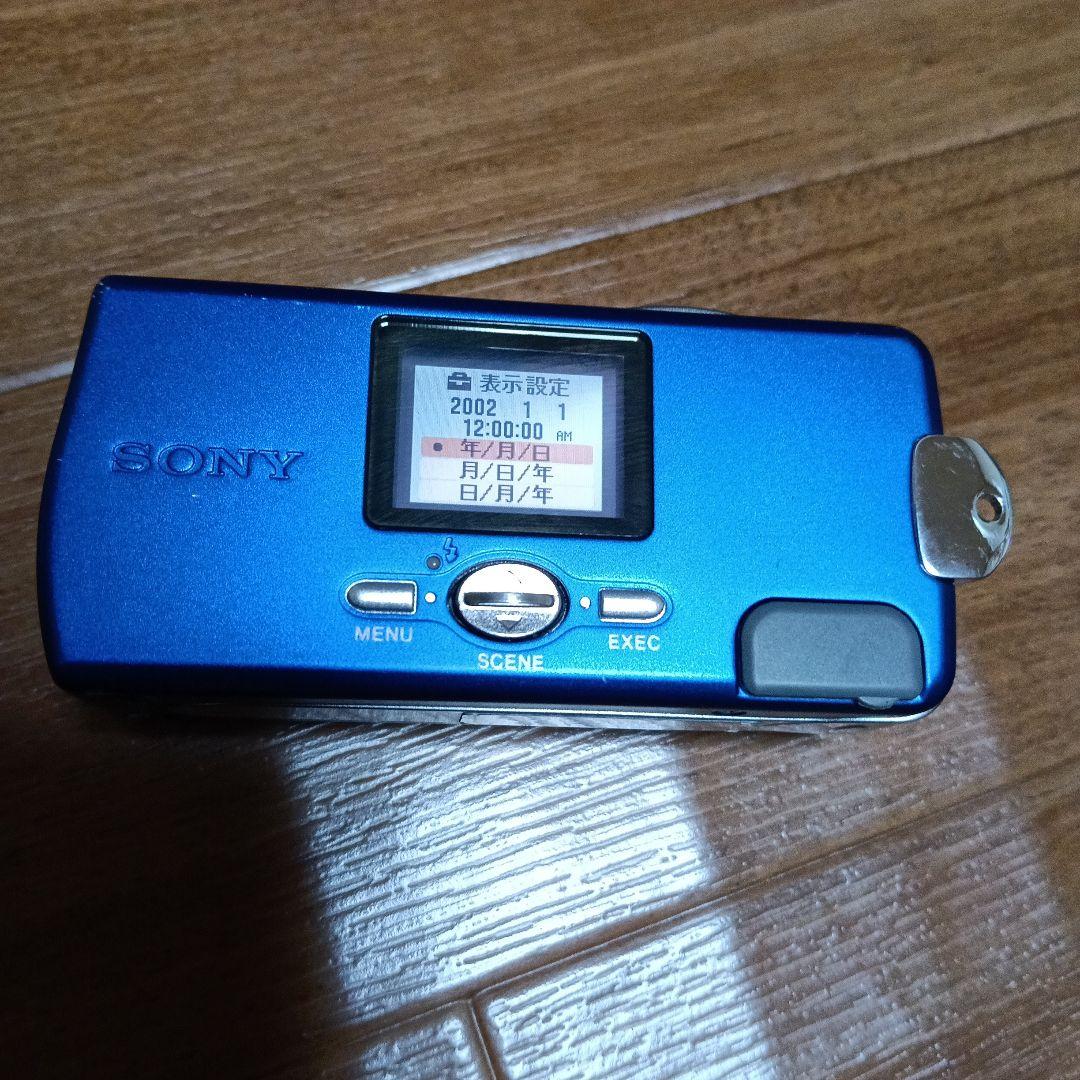 即決価格！動作品！ソニー　dsc-u20　メモリーカード64メガ　ケース付き！