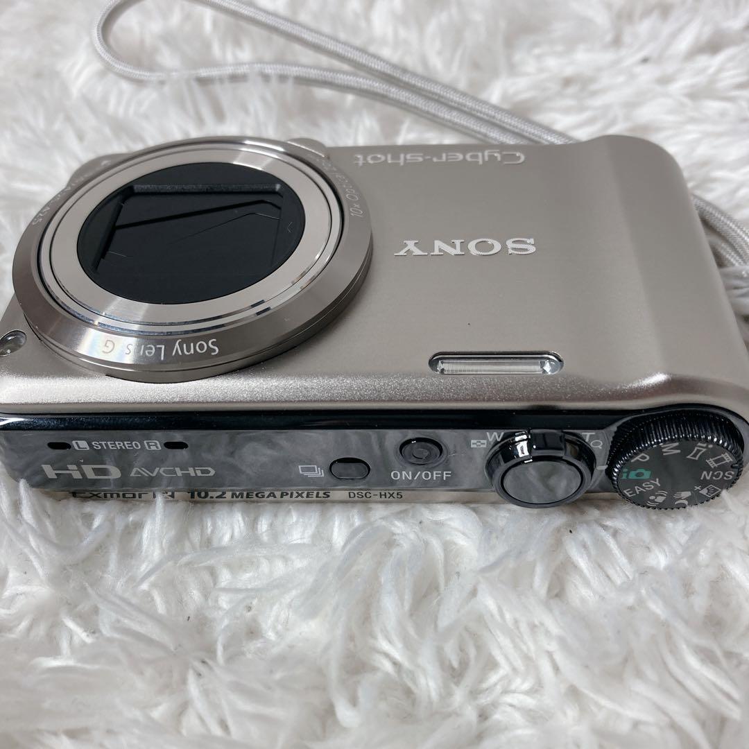 【美品】SONY Cyber-shot DSC-HX5 デジカメ シルバー