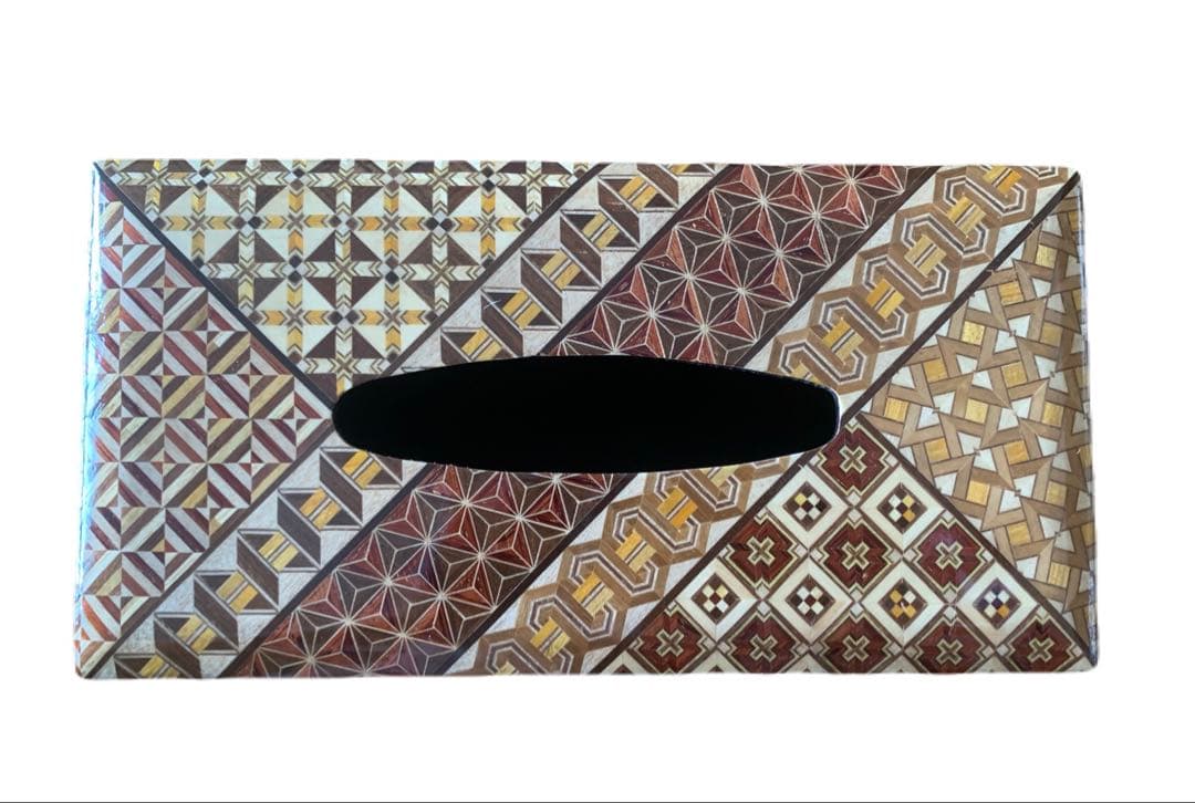 箱根 寄木細工 ティッシュボックス ティッシュケース