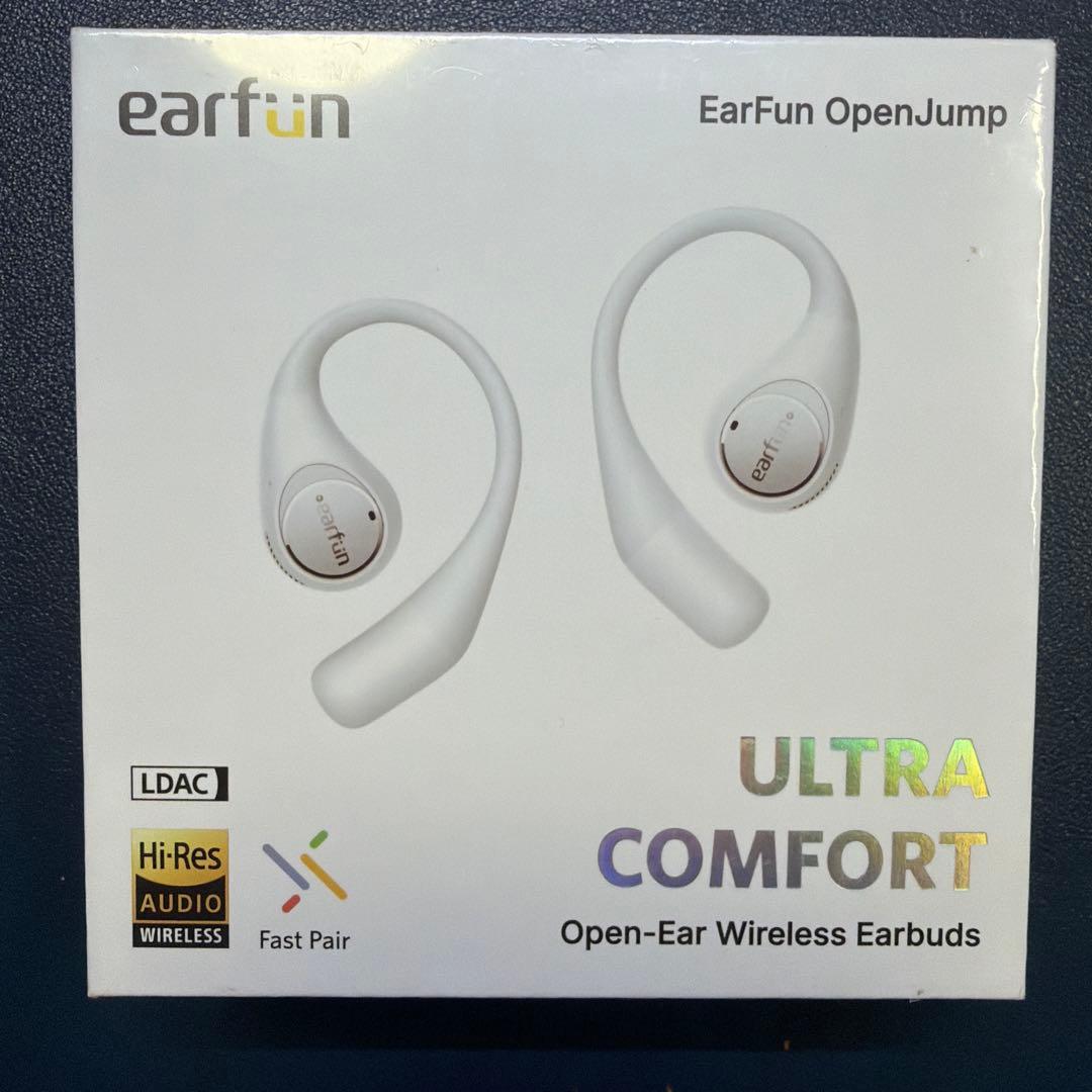 EarFun OpenJump オープンイヤー イヤホン (ホワイト)